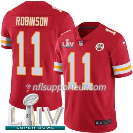 Maillot Homme Kansas City Chiefs Demarcus Robinson 11 Nike Rouge 2020 Super Bowl LIV